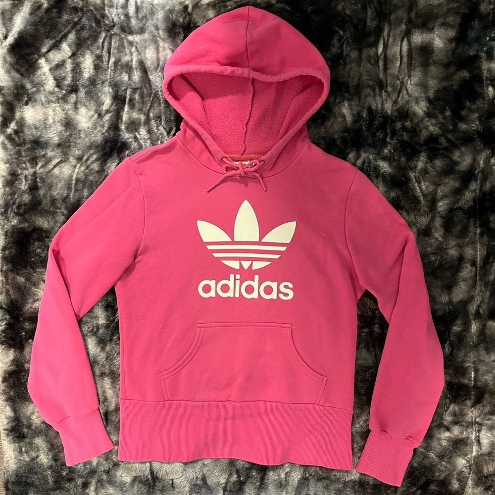 Adidas OriginalsTrefoil Hoodie in Pink